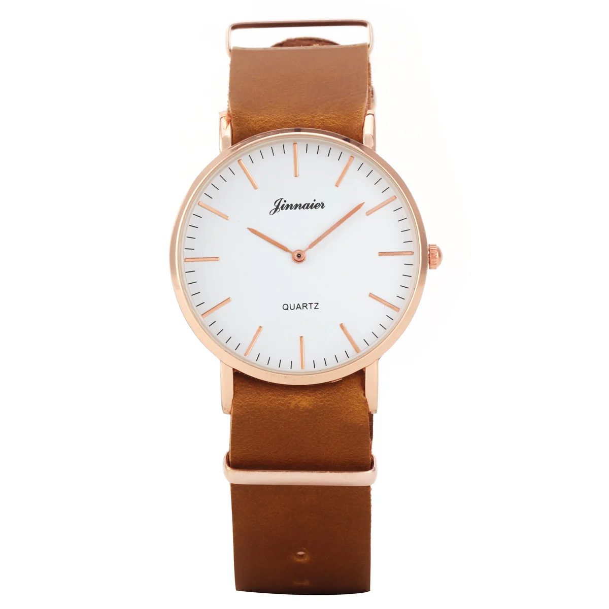 

Simple Paragraph Fashion Leather Belt MEN'S Watch WOMEN'S Watch Quartz Watch