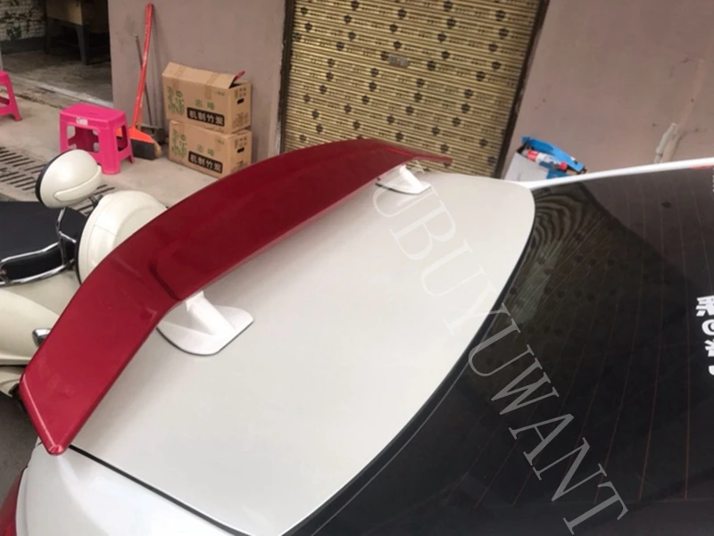 Универсальный спойлер Для Седана с тормозными огнями для Suzuki VLIVIO- АБС-пластик, заднее крыло, спойлер для багажника, спортивный