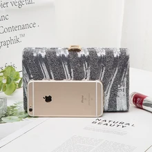 Женский вечерний клатч, клатч с блестками, женский клатч с кристаллами, праздничный клатч, сумочка для свадьбы, вечерние, для банкета, черный, золотой, серебряный