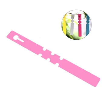 

100pcs Plastic Plant Tree Tags Nursery Garden Lables 2x20cm Wrap Around Hanging Tags Nursery Garden Stakes Large Writing Surface