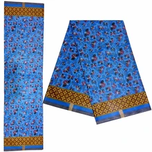 Африканская ткань Анкара Java Воск модное женское платье, настоящий Африканский воск печати ткань для одежды хлопок 6 ярдов! DF-4561