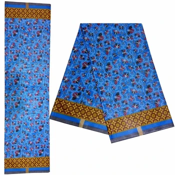 

African Fabric Ankara Java Wax Fashion Woman Dress, Veritable African Wax Print Fabric for Garment 100% cotton 6 Yards!DF-4561