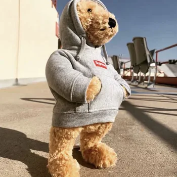 

37cm Hot Sale FW1 8 Bea r Supre m e Join t Cute plush doll Toy Figur e decoration