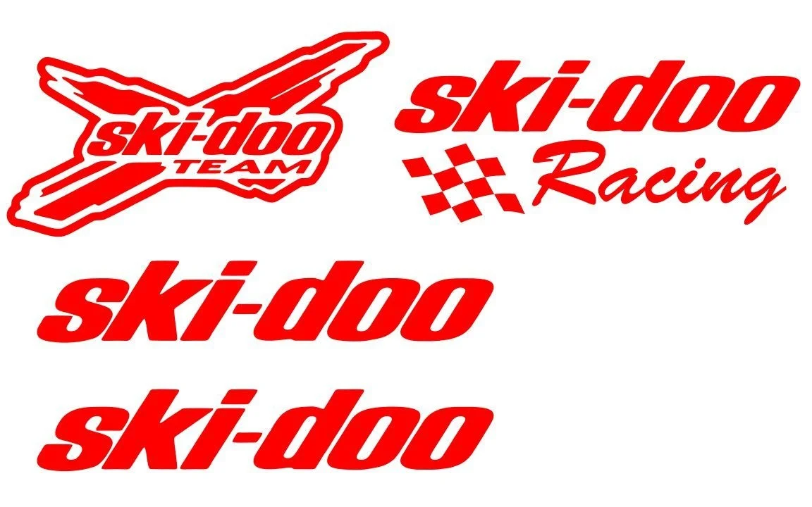 

For 4 Ski Doo Decal Sticker Rev Xp Mxz Renegade Summit Gsx Mach Decals Skidoo