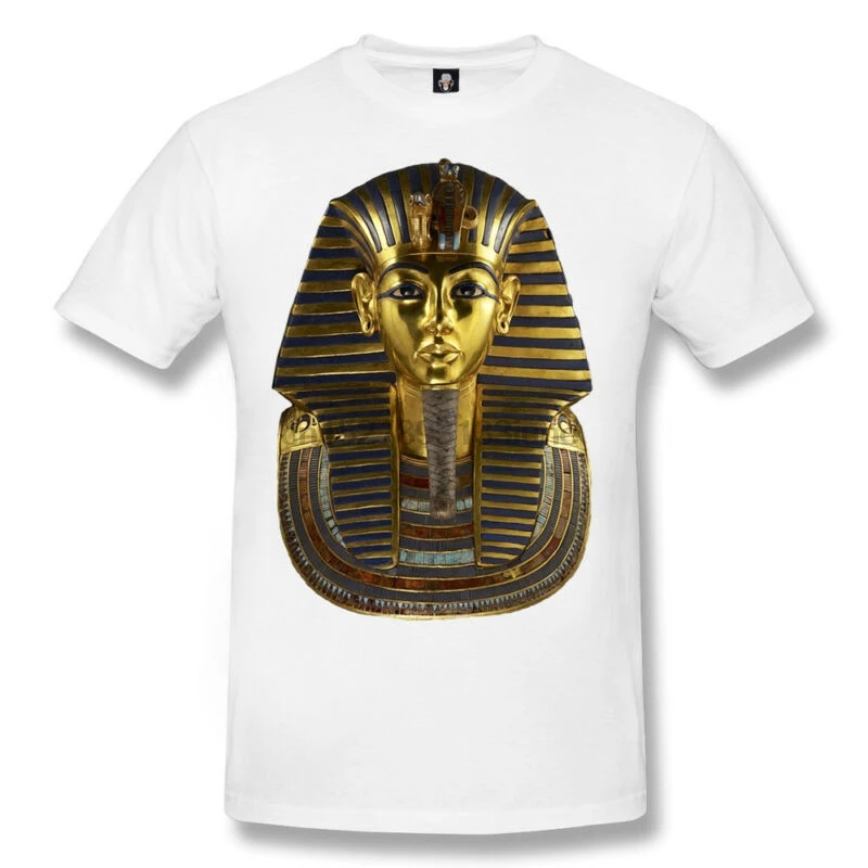 Новый Tutankhamun Фараон сублимации белая футболка маска мумии Египетский подарок Топ