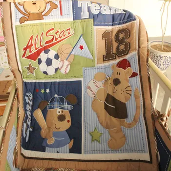 

Hot Selling Crib Quilt for Newborn Boy Girl Cuna Quilt 84x107cm Baby Quilt 100%Cotton 1Pc