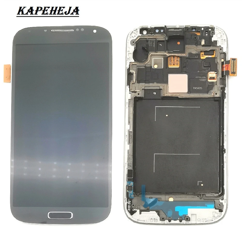 Оригинальный ЖК-дисплей Super AMOLED для Samsung Galaxy S4 I9500 I9505 I337 I9515 с сенсорным экраном и