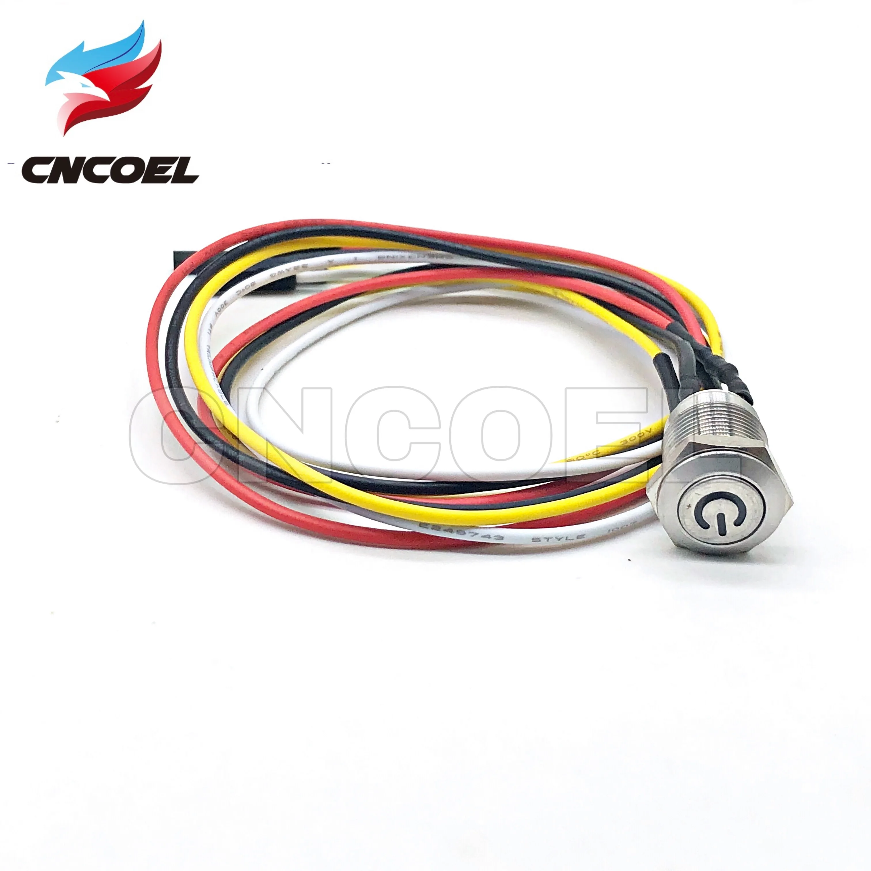 Водонепроницаемый металлический кнопочный переключатель для материнской платы