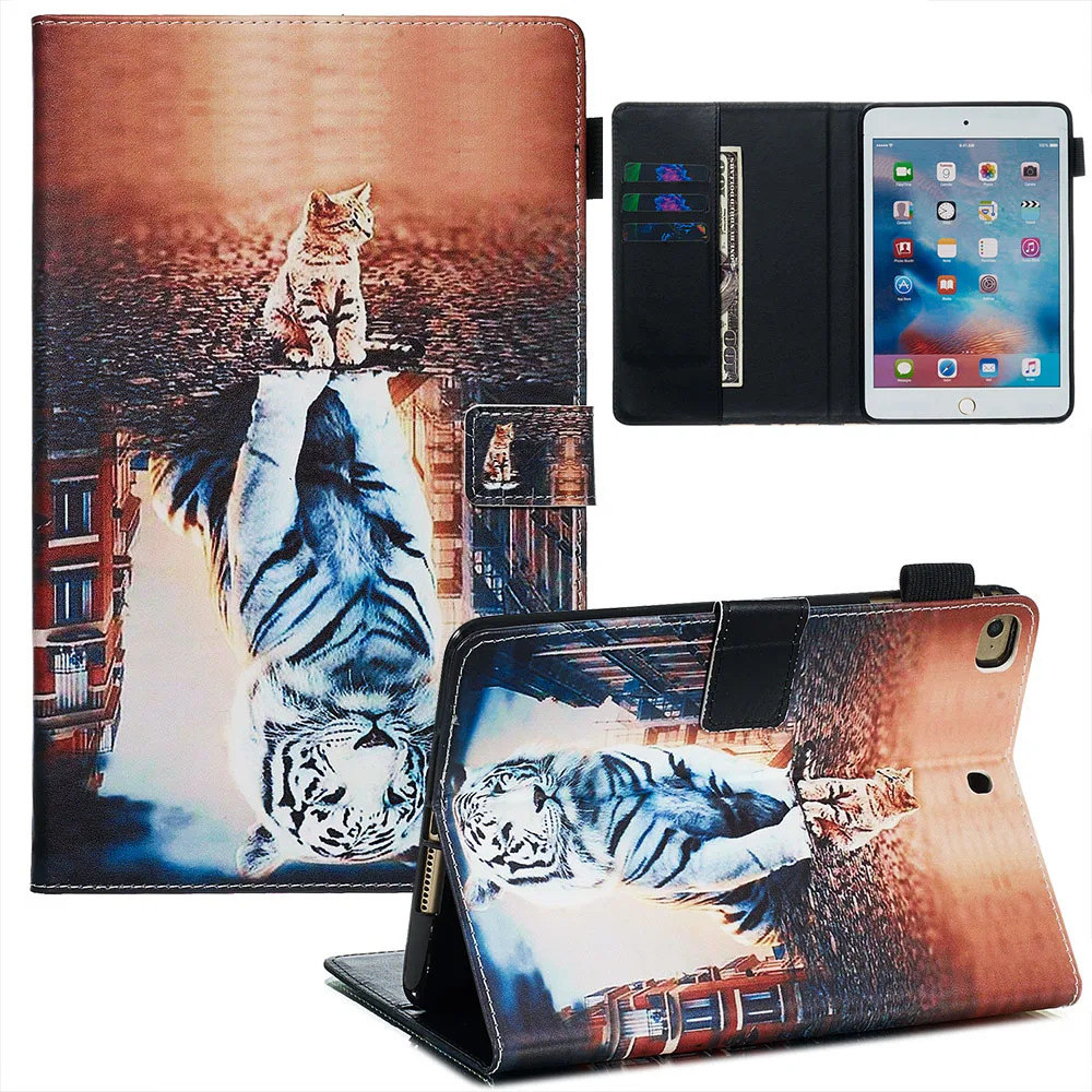Магнитный умный чехол для ipad mini 4 ipad mini 5 подставка для планшета для ipad mini 1/2/3 7,9 дюймов Чехол+ пленка+ ручка