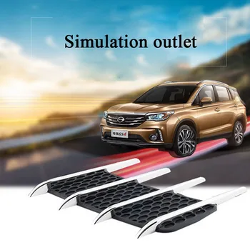 

Car Decoration Car Sticker Simulation of Outlet Side Air Outlet Hood Decoration Air Inlet Car Sticker For Car Accessories.