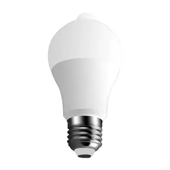 

LED Motion Sensor Light E27 Night Lamp Bulb 12W 110V Hallway Bathroom Basement Home Lighting Q0KF