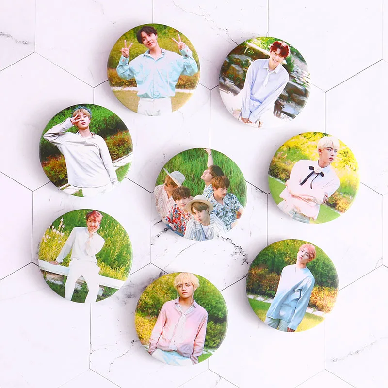 Новый значок для мальчиков Kpop Bangtan 5 см булавка альбома брошь аксессуары одежды