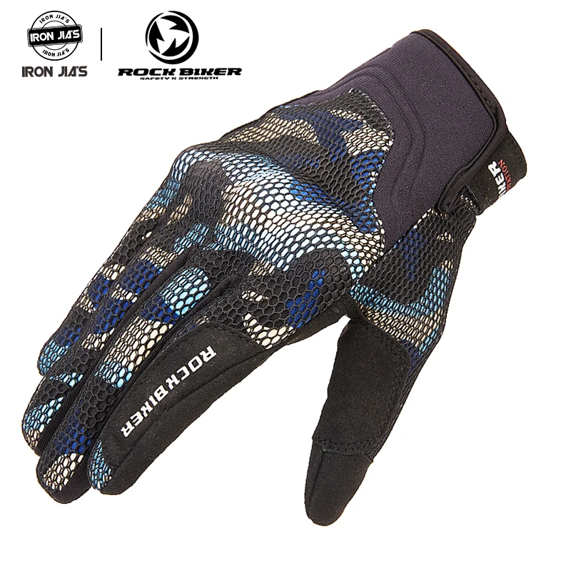 

ROCK BIKER Motorcycle Gloves Men Motocross Gloves Carbon fiber Full Finger Breathable Racing Riding Motorbike Gloves Guantes