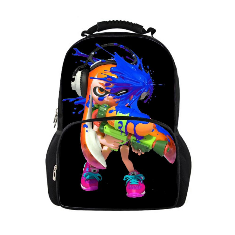 CDGX1162A Мультяшный школьный рюкзак для подростков мальчиков Splatoon 2 войлока Bookbag большой емкости путешествия ортопедический рюкзак для мужчин Notbook сумка - Цвет: CDGX1162A