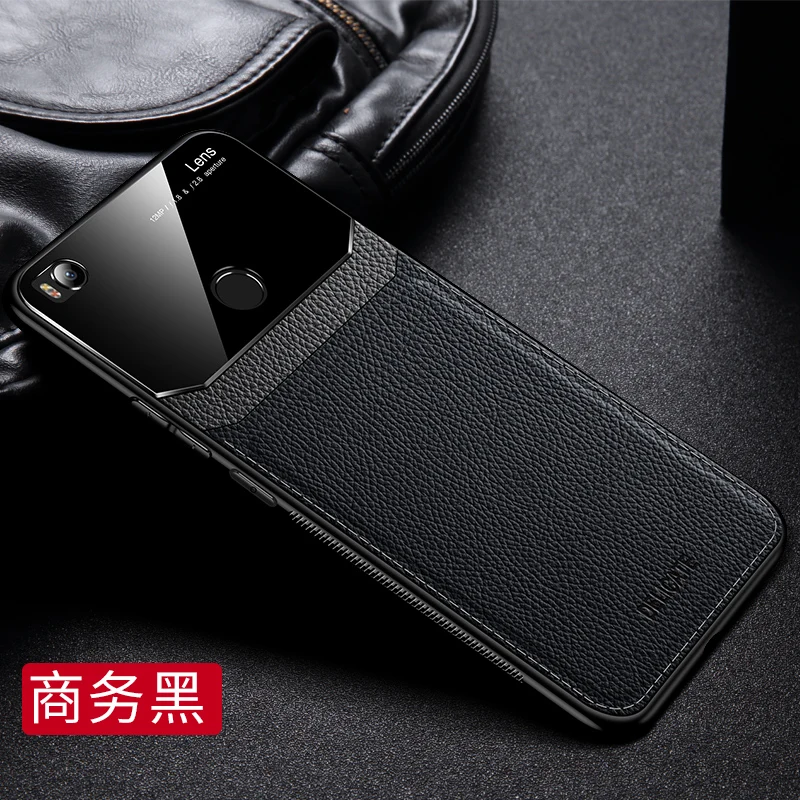 Для Xiaomi mi 8 9 Pro Чехол для mi 8 Lite чехол для mi 9se Max 2 3 CC9 Pro акриловое стекло анти-падение из искусственной кожи чехол - Цвет: black