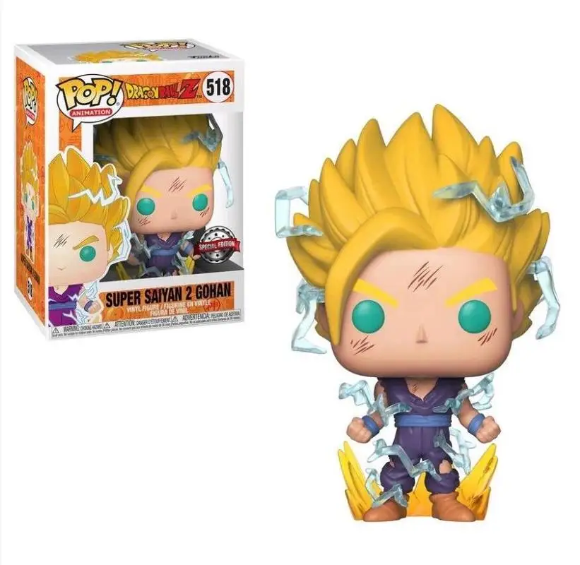 Funko Pop супер Dragon Ball-Z Вегета ГОКу действие персонажа Рождественский подарок Детская модель Кукла бог, супер сайян игрушка BEERUS