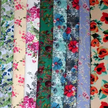 Полуметр Китай Ветер Ретро цветок Хлопок Лен с рисунком ткань для осенне-зимний чеонгам платье рубашка материал T715