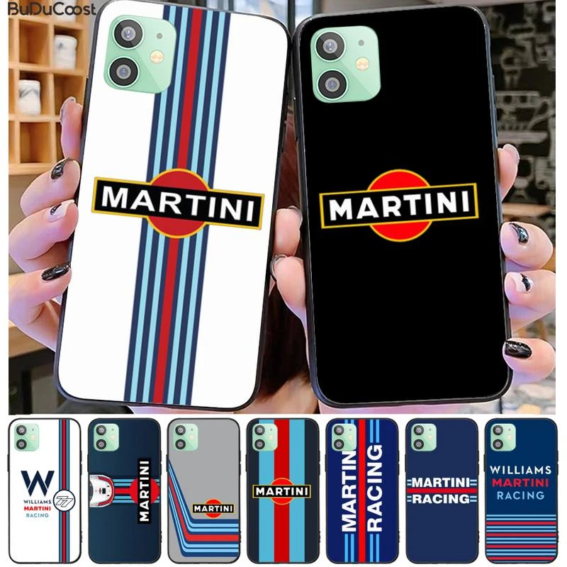 Martini racing Phone Case For iPhone 11 7 Case For iPhone 11 Pro Max X XS XR XS MAX 8 7 6s Plus 5 SE Case case iphone 6