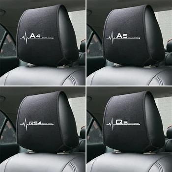 

1PCS Hot car headrest cover fit for Audi A4 B5 B6 B7 B8 B9 A3 8P 8V 8L A5 A6 C6 C5 C7 4F A1 A7 A8 Q2 Q3 Q5 Q7 RS3 RS4 RS5 RS6 TT