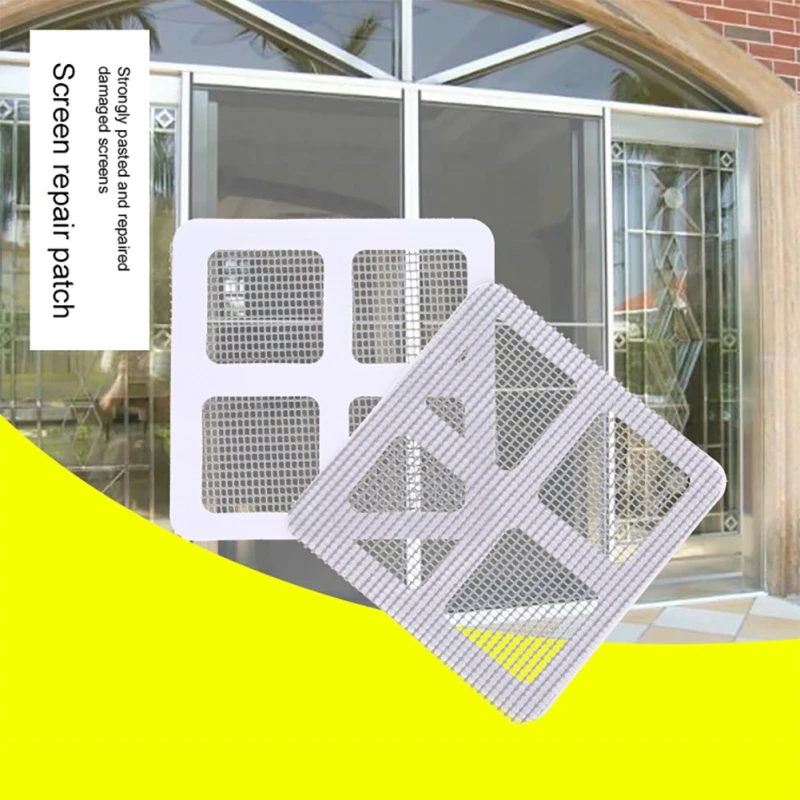 

3pcs Fix Net Window Home Adhesive Anti Mosquito Fly Bug Insect Repair Screen Wall Patch Stickers Mesh Window Door Screen White P
