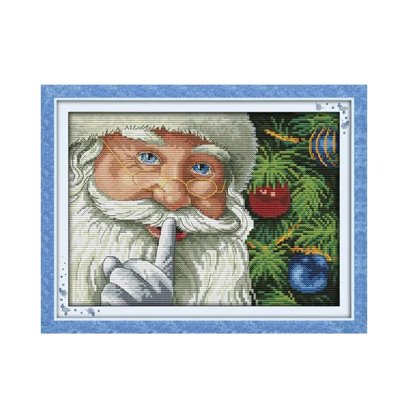 Набор для вышивки крестом DMC набор рукоделия точная печать счастливые