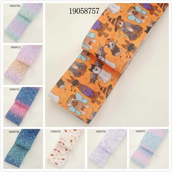 

Winsome 50 Yards 16mm-75mm Glitter Printed Pattern Ribbon Grosgrain ,FOE Ribbon