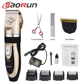 

Baorun Professional Pet Dog Hair Trimmer Animal Grooming Clippers Cat Cutter Machine Shaver Electric Scissor Clipper 110-240V AC