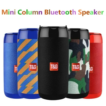 

TG113C Mini Column Portable Bluetooth Speaker Super Bass Outdoor Sport Wireless Loundpeakers With Phone Holder
