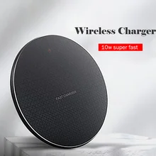 Быстрое беспроводное зарядное устройство Sunravoll 10 Вт для iphone 8 Plus X XS Max XR Sumsung S8 S9 Plus Note 8 Qi Мобильное Беспроводное быстрое зарядное устройство