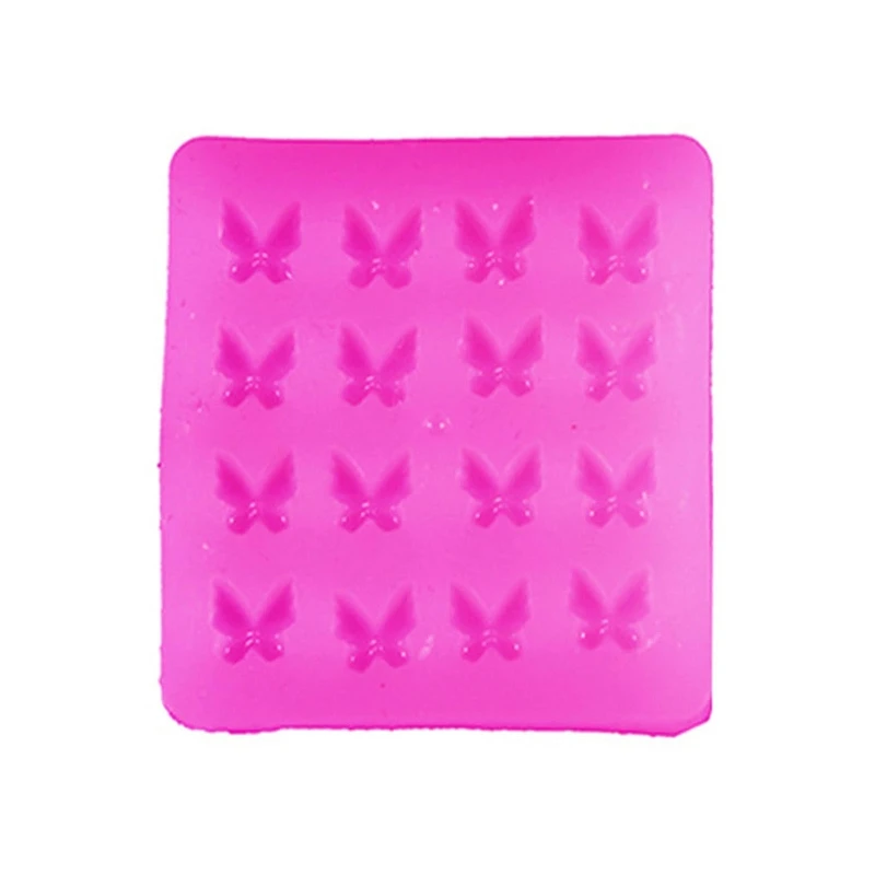 Silicone Cake Decorating Mold Butterfly Decor Jewelry Making Polymer Clay Crafting Molds Pink DIY Crafts Making Tool K3ND