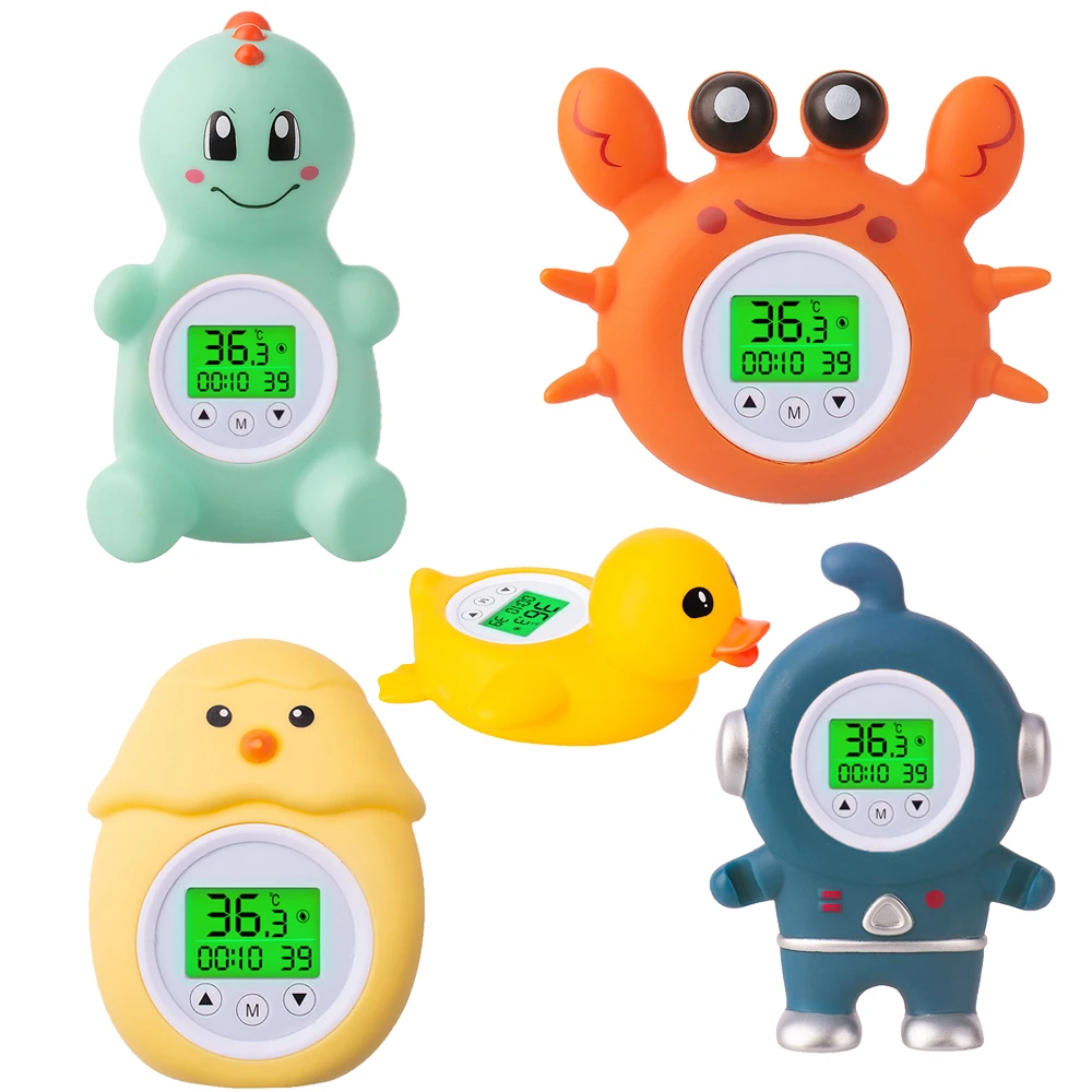 2020 Baby Bath Thermometer Room Temperature Tri-color Backlit Floating Toy Safety | Мать и ребенок