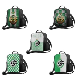 Maccabi Haifa Fc Lunch Bag Tote Bag Lunch Box Insulated Thermal Lunch Container with Adjustable Shoulder Strap