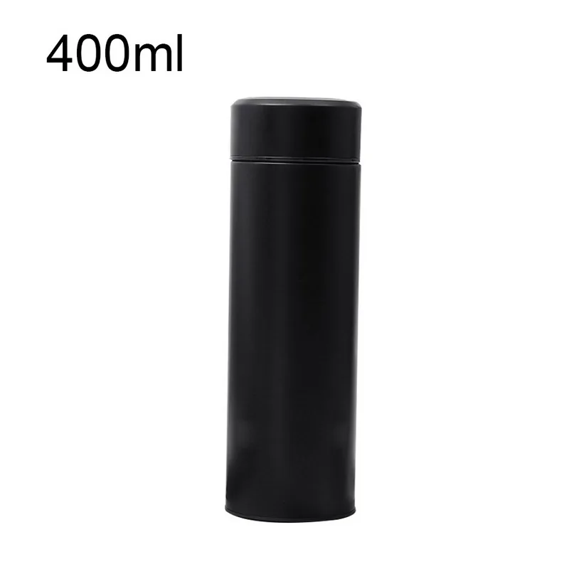 black 400ml 500 мл домашний термос для чая, вакуумная колба с фильтром из нержавеющей стали, Термокружка для кофе, бутылка для воды, офисная, деловая Термокружка - Цвет: black 400ml
