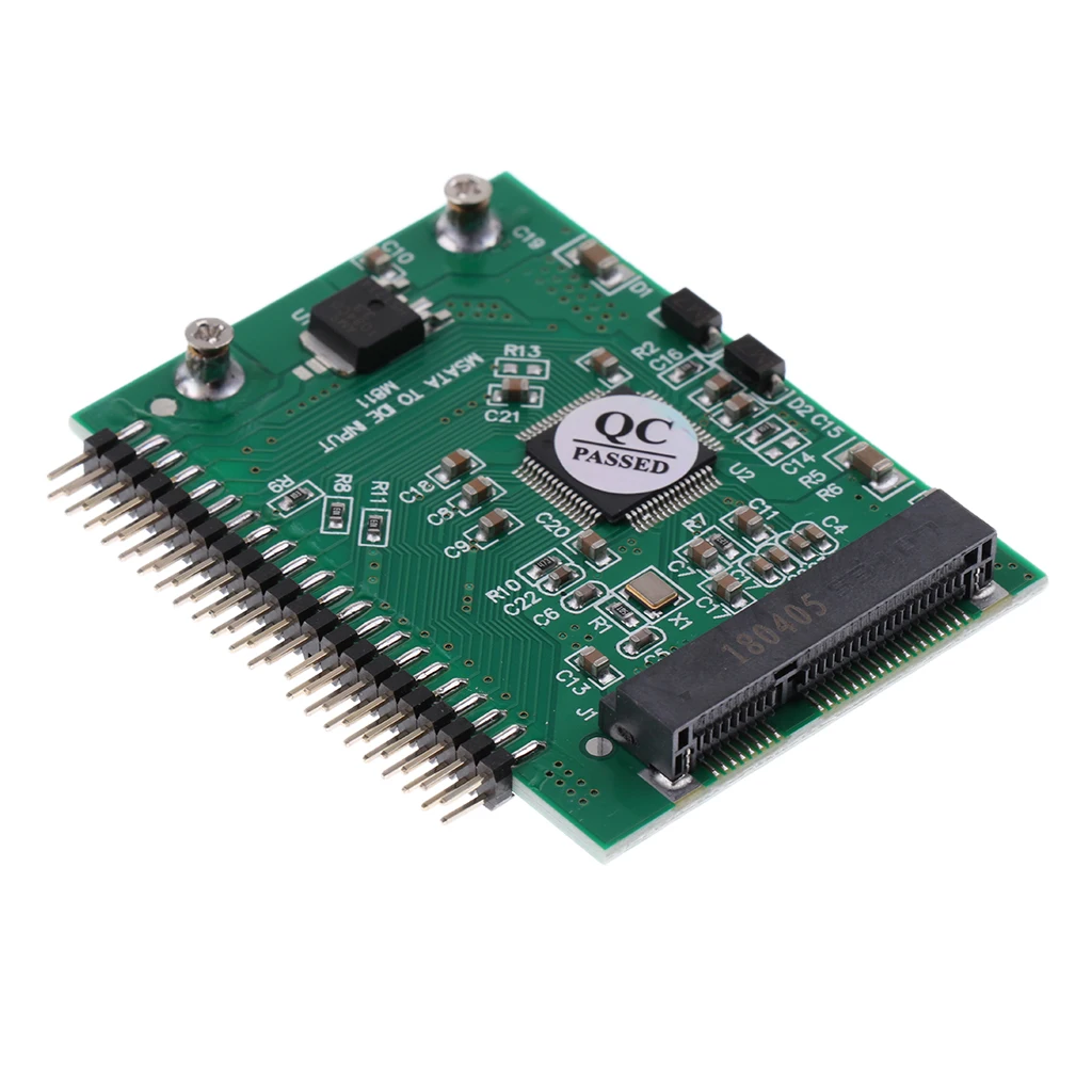 mSATA SSD To 2.5'' 44 Pin IDE Male HDD Converter Adapter Card for Computer