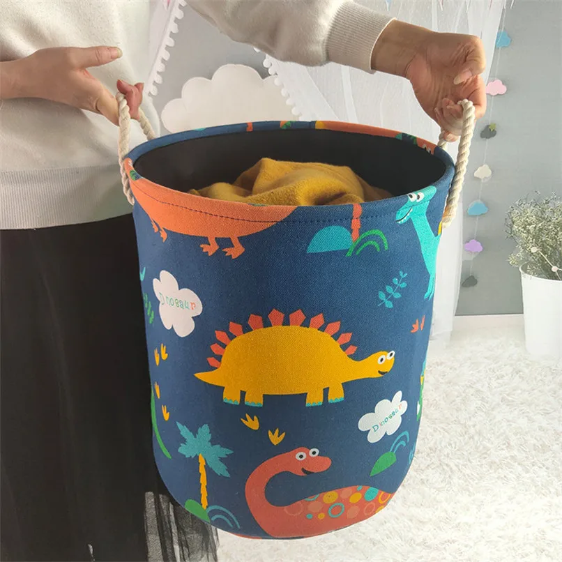 Складная корзина для белья хранения дома и офиса большая складная одежды игрушек