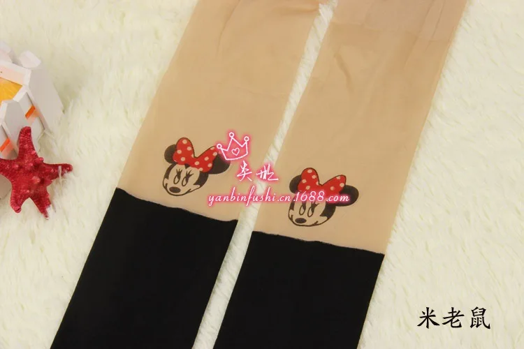 Новые модные женские Лосины Плюс Размер колготки hello kitty милые колготки Kawaii платье туго