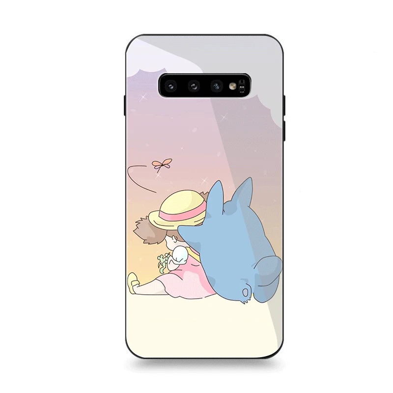 Мобильный чехол для телефона Стекло для samsung A10 A20 A30 A40 A50 A60 A70 S7 край S8 Plus Note 8 9 S10 крышка Поньо и сосукэ - Цвет: G8