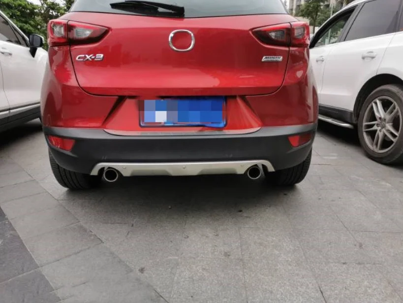 Защита переднего и заднего бампера из нержавеющей стали для Mazda CX-3 cx3