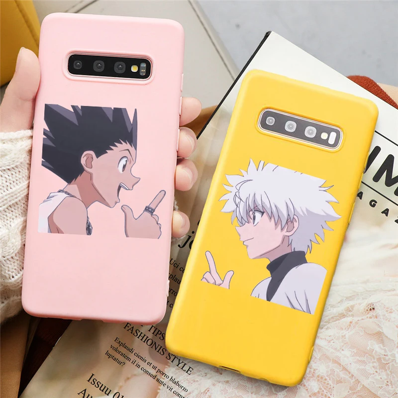 Чехол для телефона HUNTER x HxH Gon Killua аниме candy Samsung Galaxy s20 Ultra s8 s9 s10 plus A50 A10 A20 A30 A70 A60 A51 |