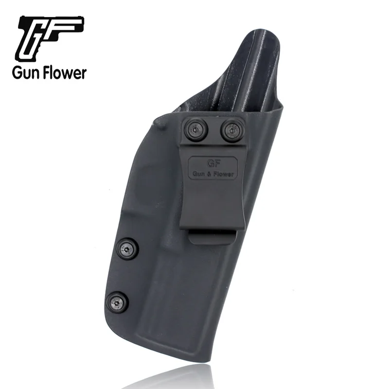 Gun&ampFlower Glock 17/22/31 IWB Kydex Holster Inside Concealed Handgun Pouch Case Right Hand Black | Спорт и развлечения