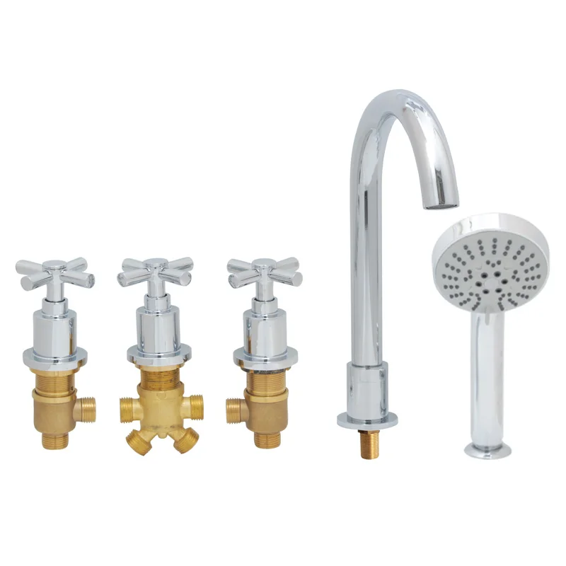 Baby Foldable Bathtub Faucet Accessories Hot Cold Bathroom Mixer Switch Water Tap Spout Waterfall Acrylic Shower Floding 2
