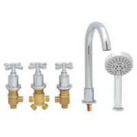 Baby Foldable Bathtub Faucet Accessories Hot Cold Bathroom Mixer Switch Water Tap Spout Waterfall Acrylic Shower Floding 2