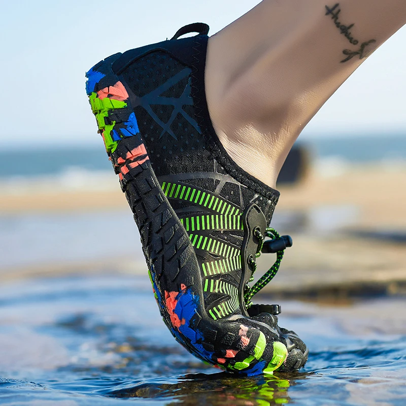 Dannto Hombre Mujer Zapatos de Agua para Hombre Surf Escarpines Playa Natación Respirable Antideslizante Playa Natación Aire Libre Zapatos de Agua para Vela,Kayak,Buceo 
