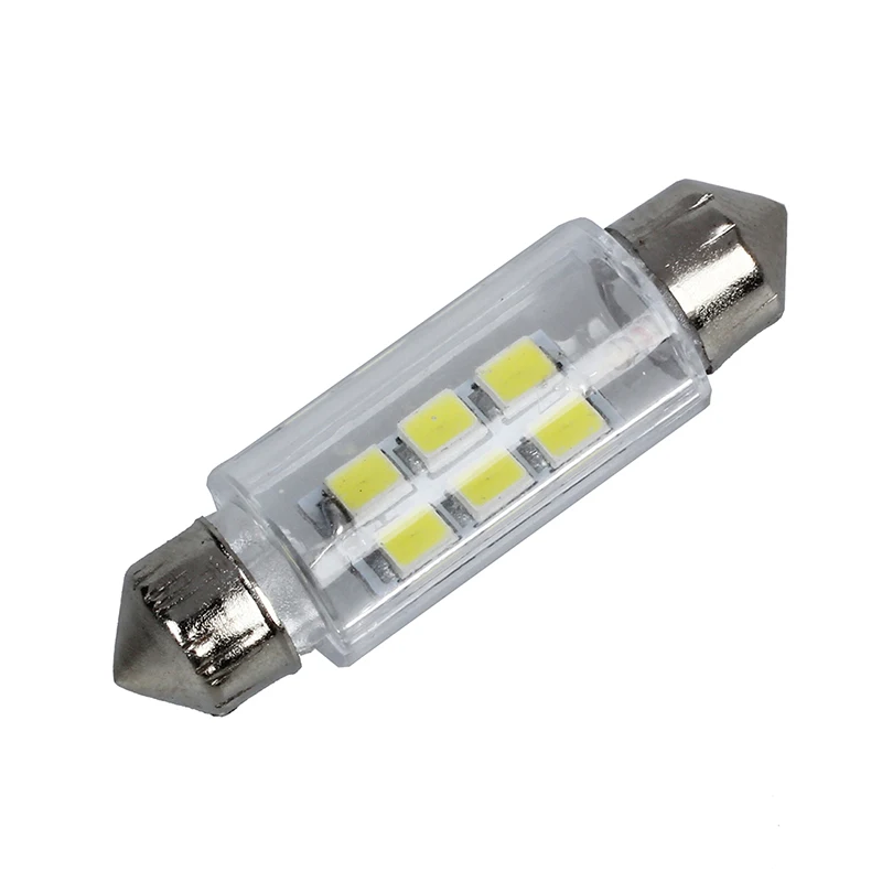 38 мм белый 6 SMD СВЕТОДИОДНЫЙ купольный светильник для салона автомобиля лампа
