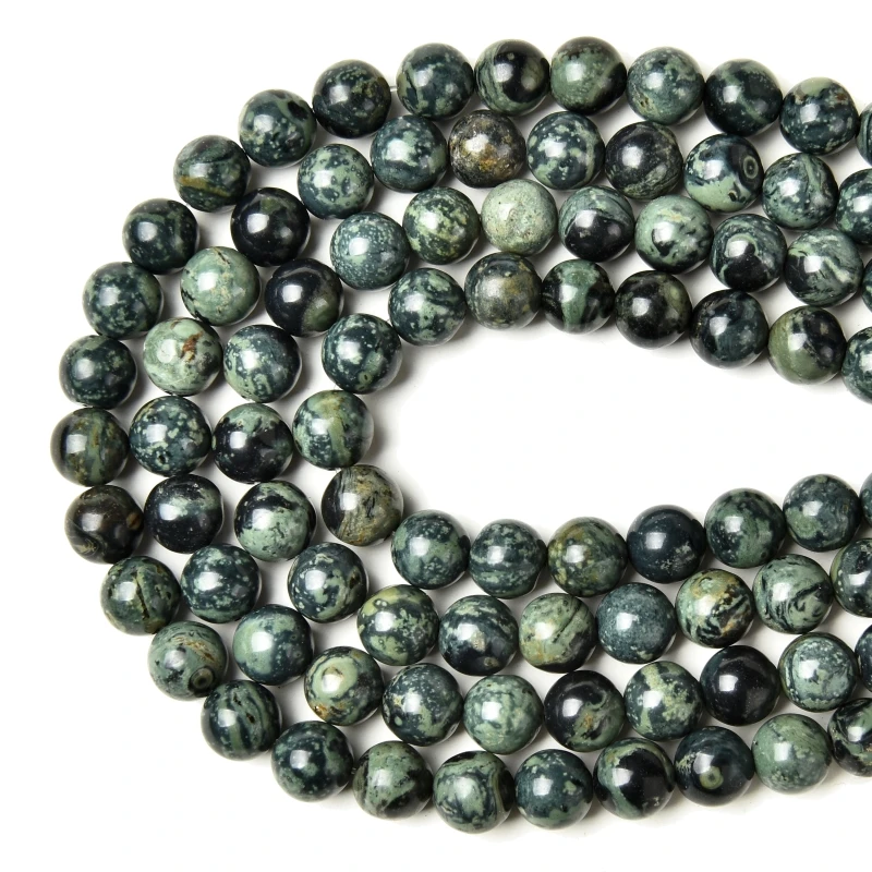 

Factory price Natural Kambaba Jasper Round Loose Beads 15" Strand 4 6 8 10MM Pick Size For Jewelry Making and design