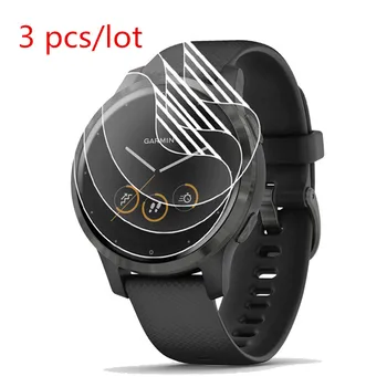 

3 pcs Soft TPU HD Clear Screen Protector Guard For Garmin Vivoactive 4 4S Smart Watch Protective Film Full Cover Vivoactive4S