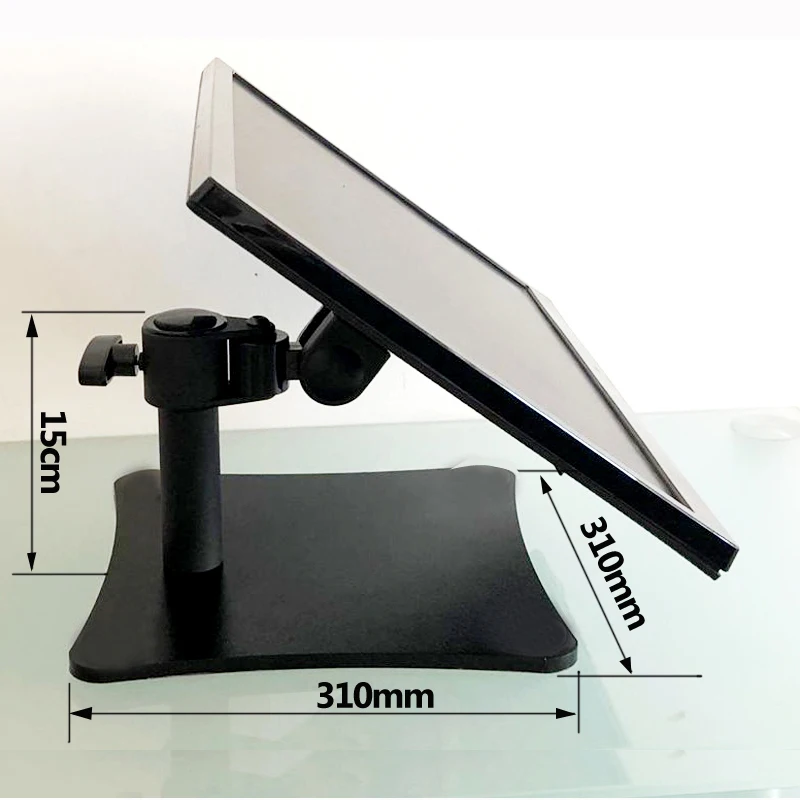 DL-T20 10-2" Большой база стали монитор настольные крепления рукоятки полный движения охладитель Вентилятор компьютера подставка кронштейн vesa