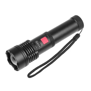 

LED Flashlight Telescopic Zoom Waterproof 1500LM XHP50 LED Flashlight 5 Modes Strong Torch Outdoor Night Travel Camping Light