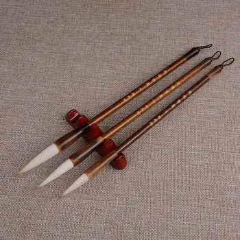 

White Chinese Japanese Calligraphy Brush Pen Set Art for Office School Drawing Supplies