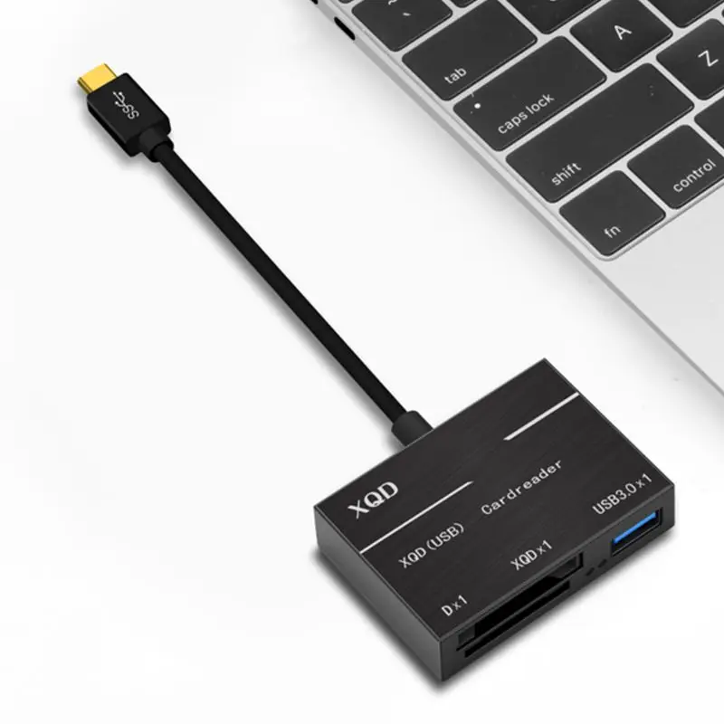 Type C to XQD SD High Speed Card Reader USB3 0 Camera Computer Kit Adapter E65A 4